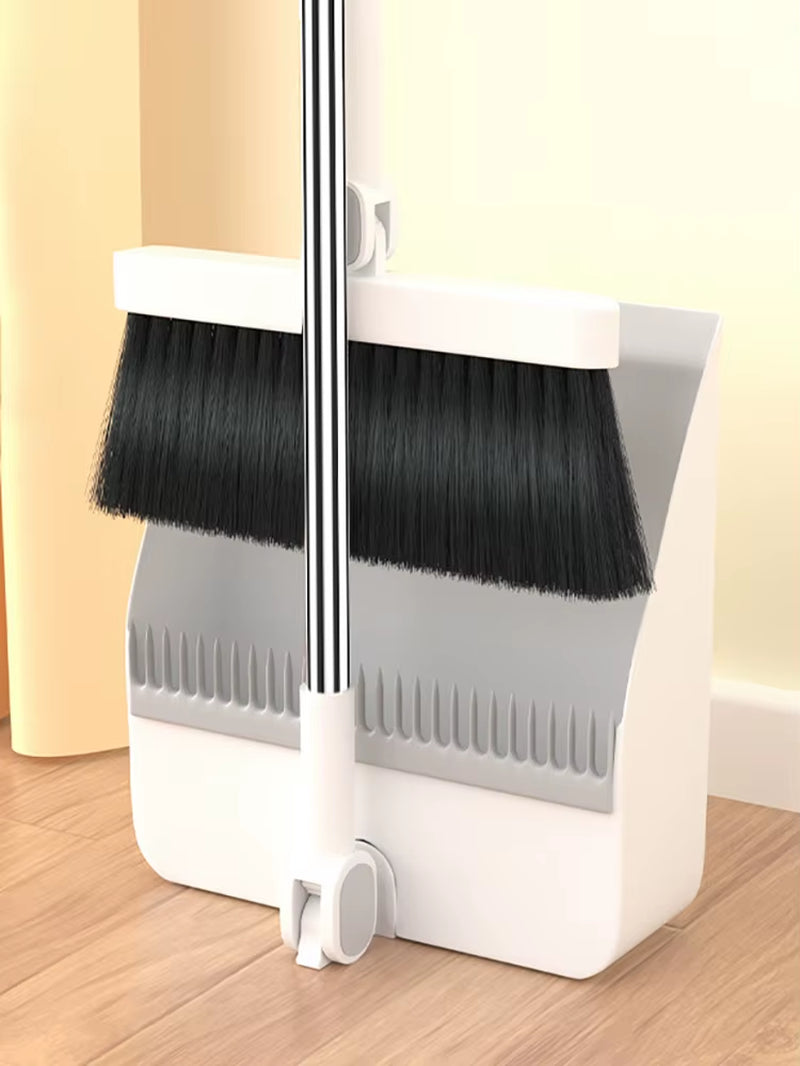 New Broom Set Dustpan Combination Household Sweeping Broom Folding Broom Wiper Dustpan Garbage Shovel